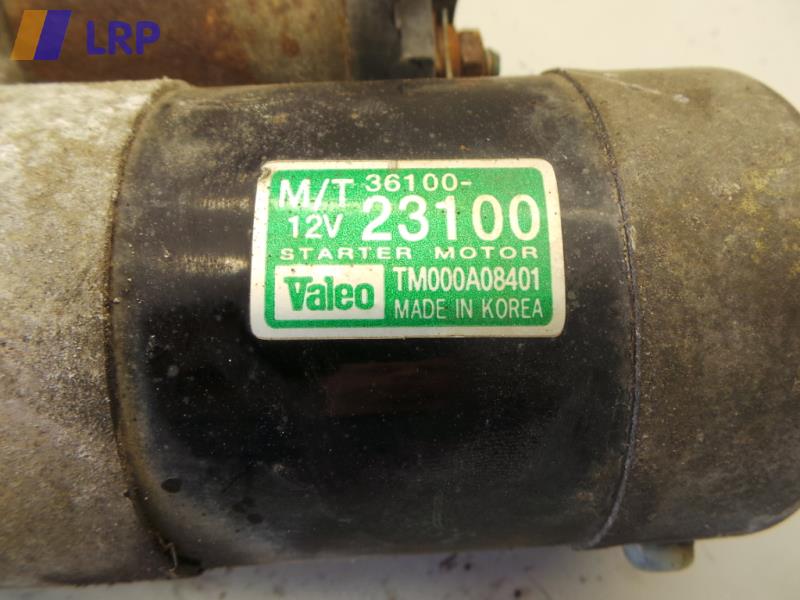 Hyundai Matrix FC BJ2001 Anlasser 3610023100 TM000A08401 VALEO