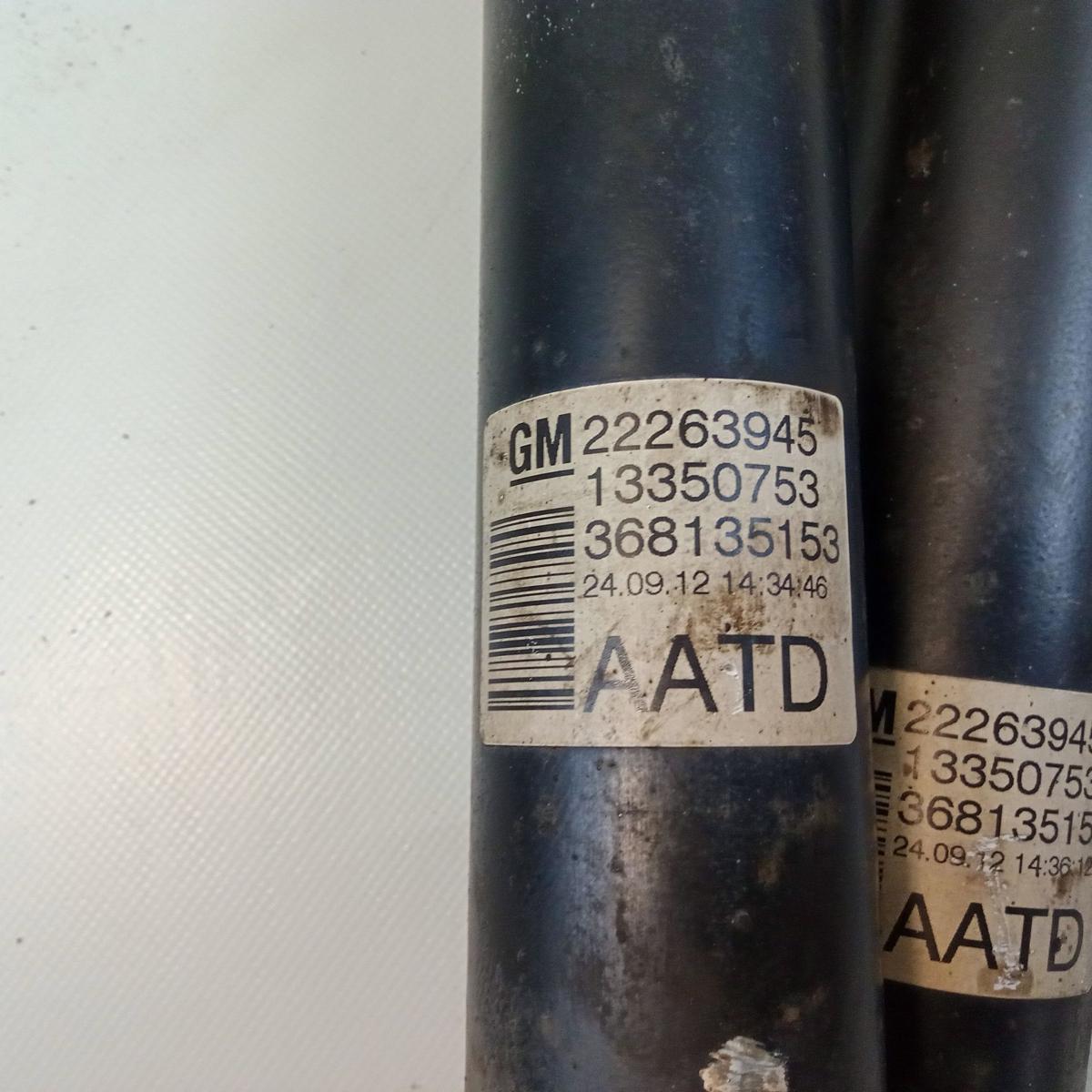Opel Meriva B original Satz Sto&szlig;d&auml;mpfer Hinterachse Bj.2012