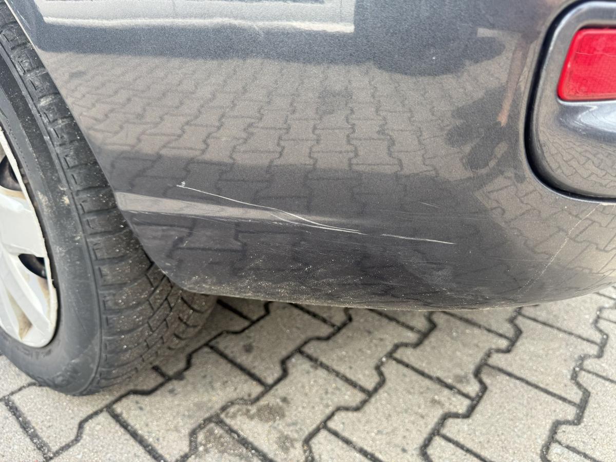 Peugeot 807 original Sto&szlig;stange Stossf&auml;nger hinten EYJ Aster Grau Metallic Bj.2013