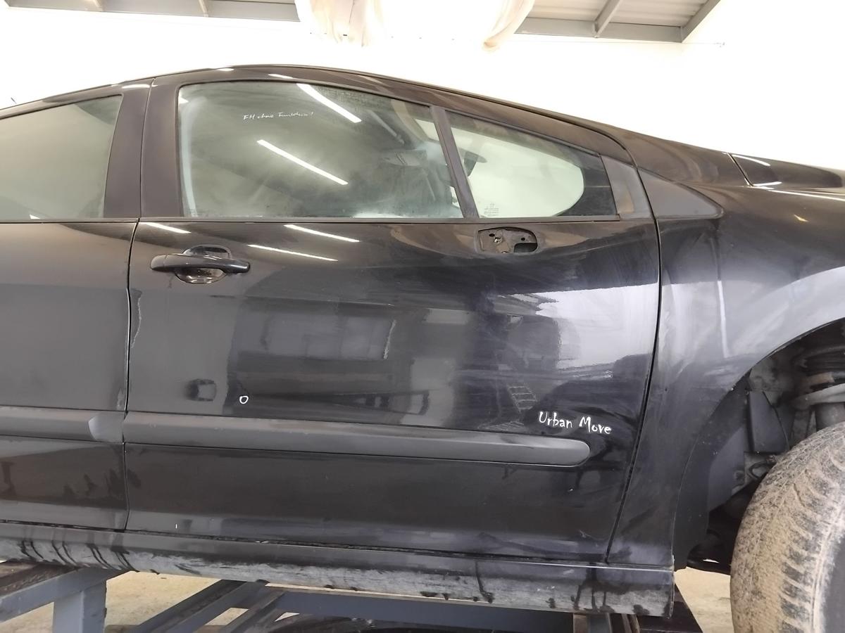 Peugeot 308 I T&uuml;r vorn rechts Beifahrert&uuml;r KTV black perla nera 5-t&uuml;rig BJ2011