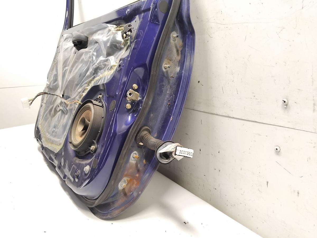 Nissan Micra K12 original T&uuml;r vorn links BW6 Dark Blue Metallic 5t&uuml;rig BJ2003