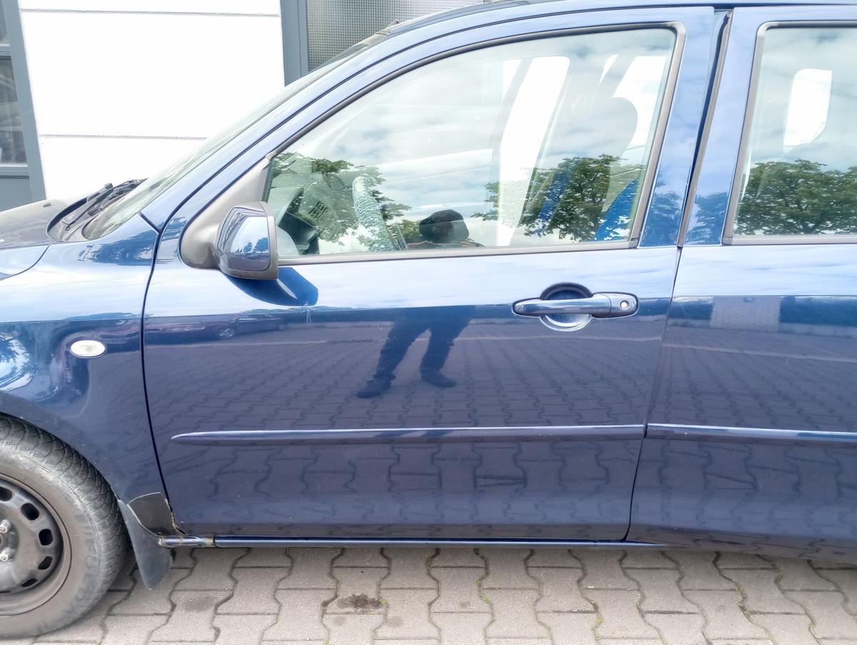 Mazda 2 DY orig Tür vorn links Fahrertür 27R Ozeanblau Bj 2004