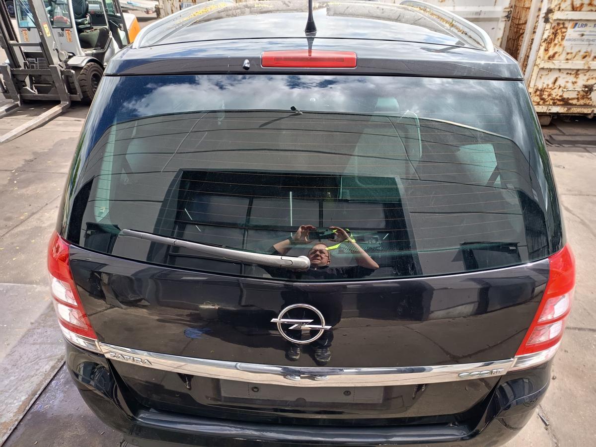 Opel Zafira B original Heckklappe mit Scheibe Z20R Saphirschwarz Bj 2011