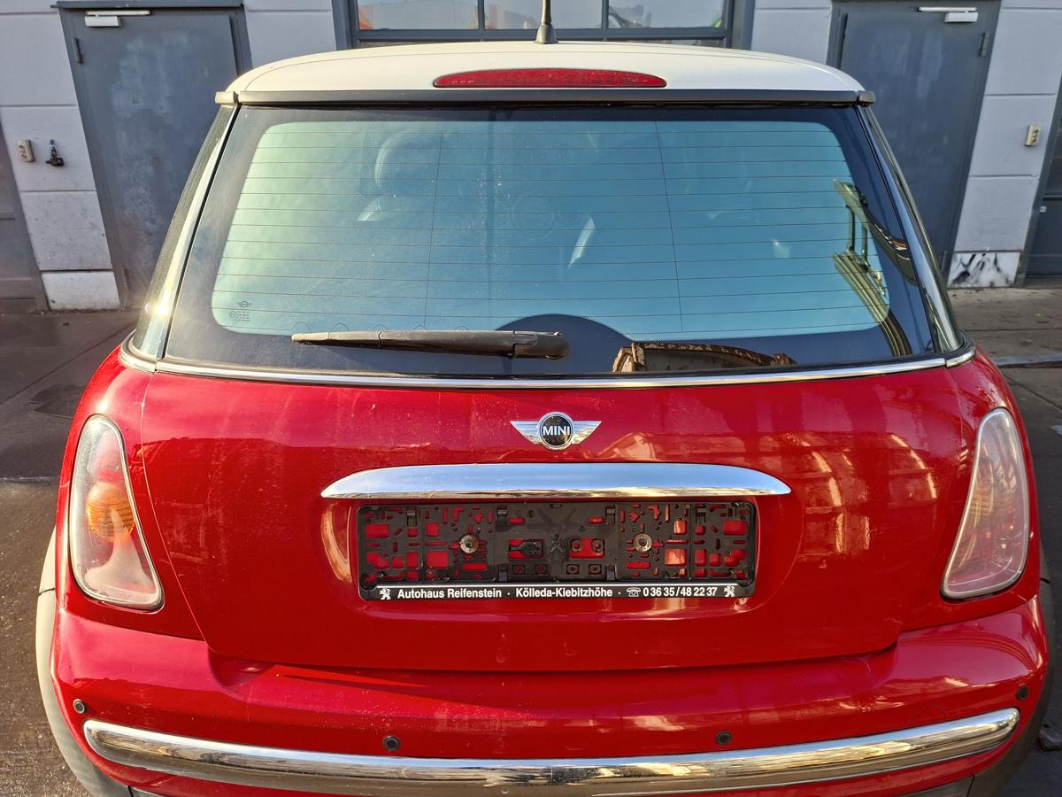 Mini One R50 original Heckklappe mit Scheibe 851 Chilli Red