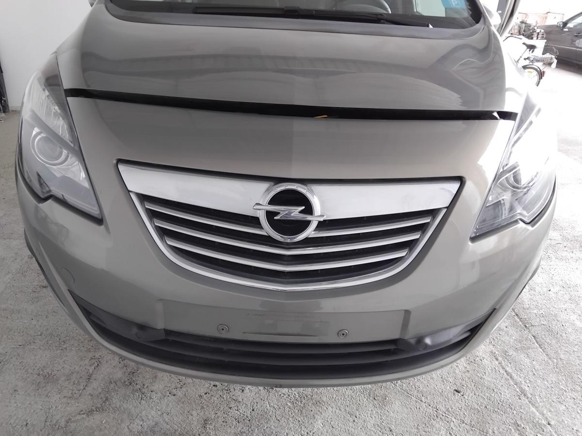 Opel Meriva B orig. Stoßfänger Stoßstange vorn PDC&Grill GJM Muskatgrau BJ2012
