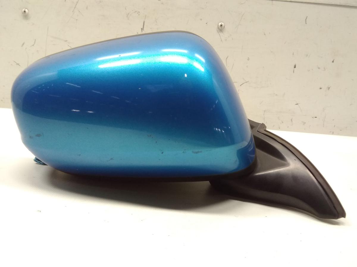 Honda Jazz 2 GG original Au&szlig;enspiegel rechts elektrisch beheizt 5pol BJ2008 BG53M Cerulean Blue
