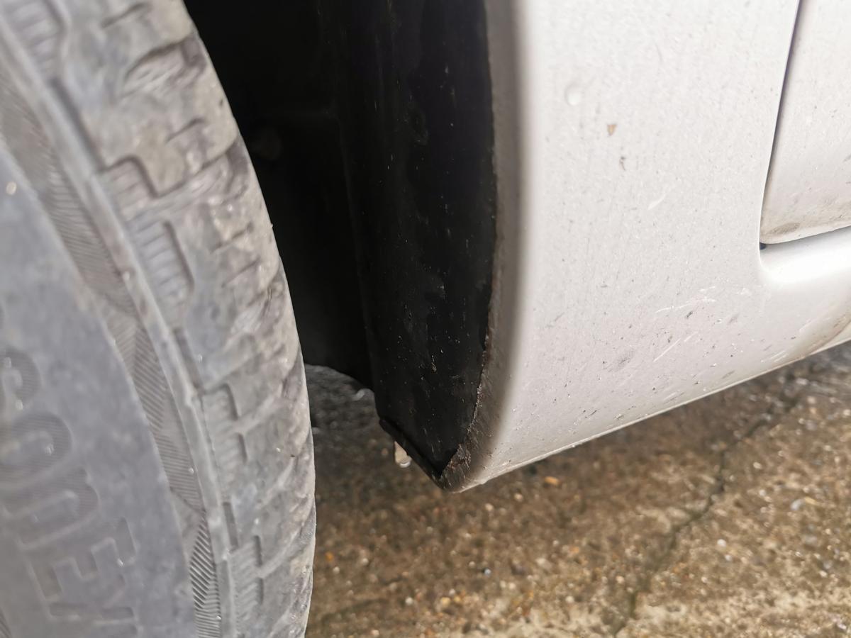 Fiat Panda 169 Kotflügel Fender Seitenwand vorn links 647 Grigio Steel Metallic