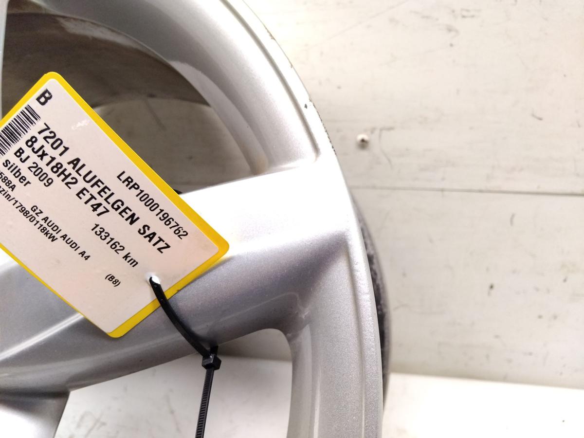 Audi A4 8K B8 original Satz Alufelgen 8Jx18H2 ET47 8K0601025D Bj.2009