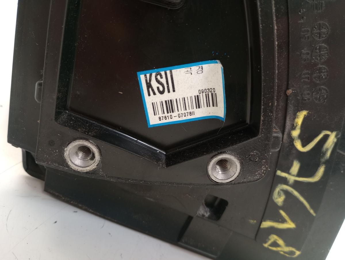 Kia Picanto BA orig Außenspiegel links elekt II Fresh Yellow mit Blinker Bj 2009