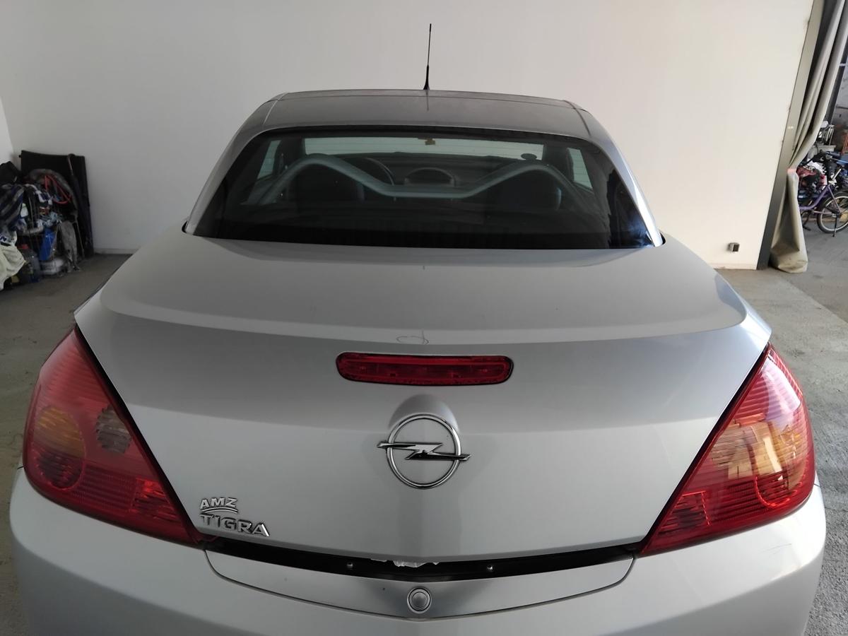 Opel Tigra TwinTop Heckklappe Heckdeckel Starsilber III Metallic Z157 BJ2006