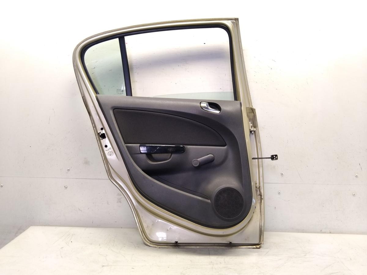 Opel Corsa D Tür hinten links champagnersilber Z40M BJ2008