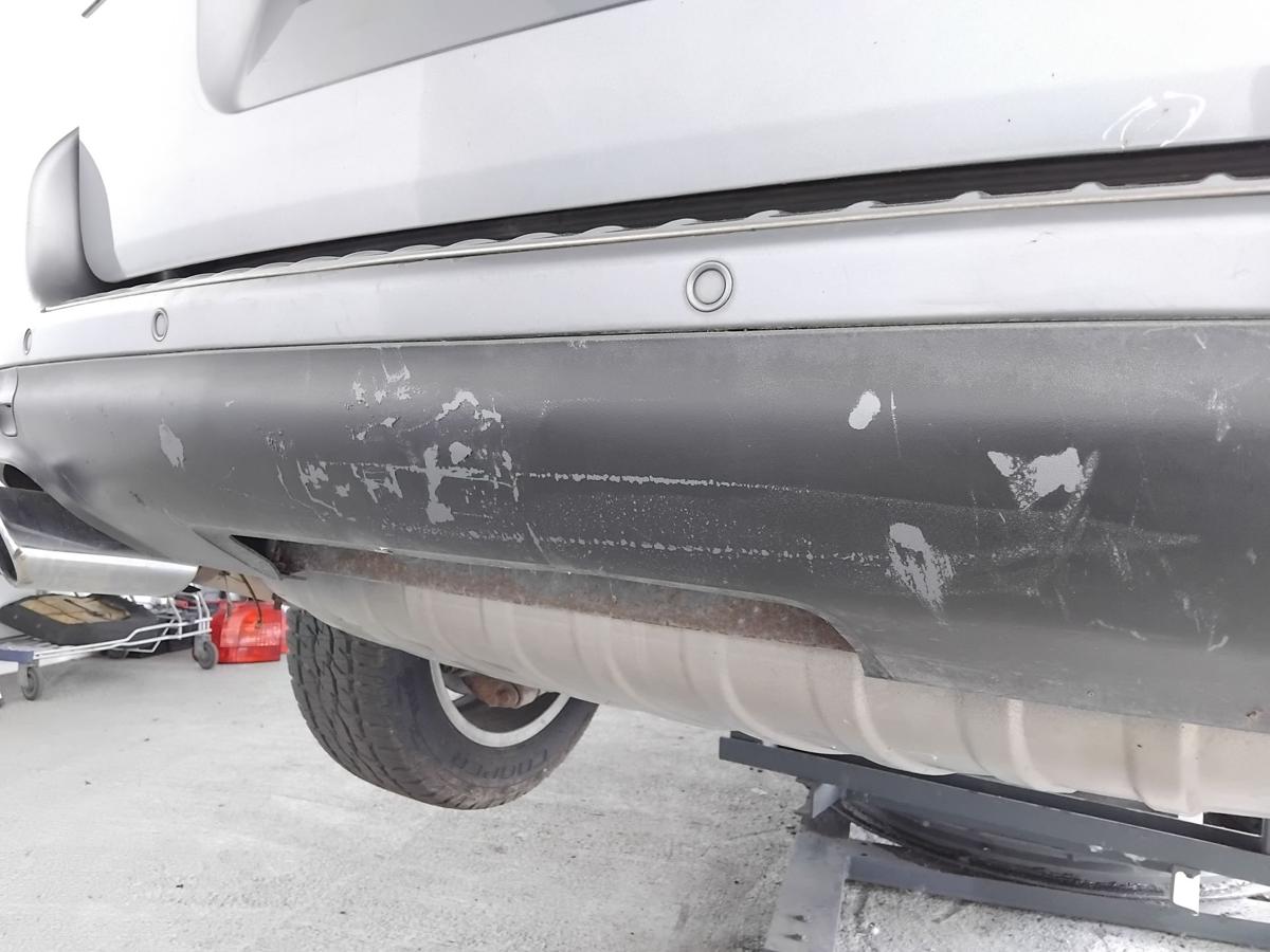 Porsche Cayenne 9PA Turbo orig.Stossfänger Stoßstange hinten PDC BJ2003 LD7Z Titanium