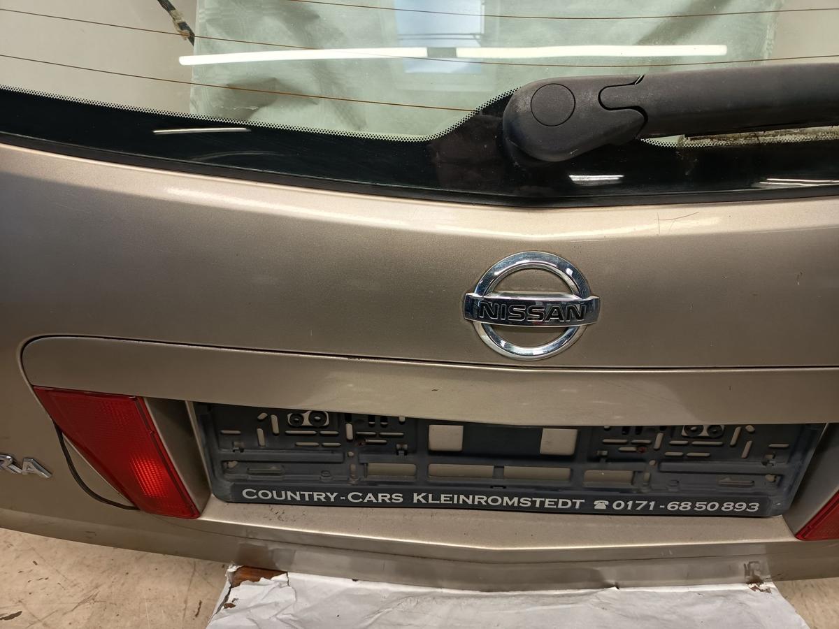 Nissan Primera P12 Kombi original Heckklappe mit Scheibe EY2 Vegasgold Bj 2003