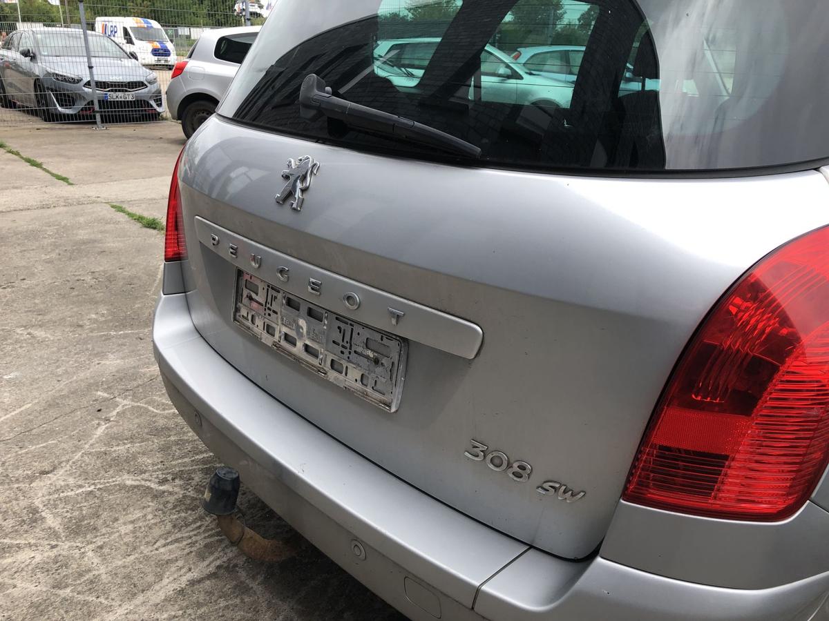 Peugeot 308 4E 4H SW Heckklappe Kofferklappe getrennte Heckscheibe EZR silber