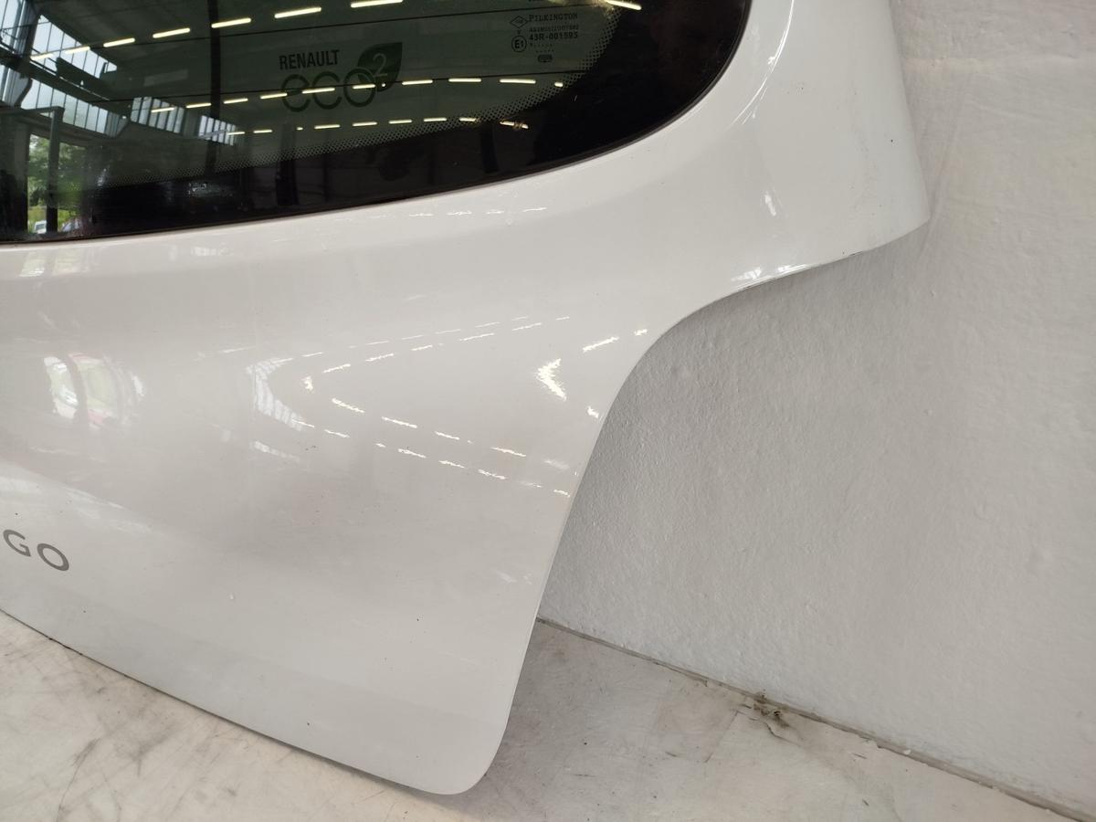 Renault Twingo 2 CN0 Heckklappe Kofferraumklappe Kofferklappe OV369 Ice white