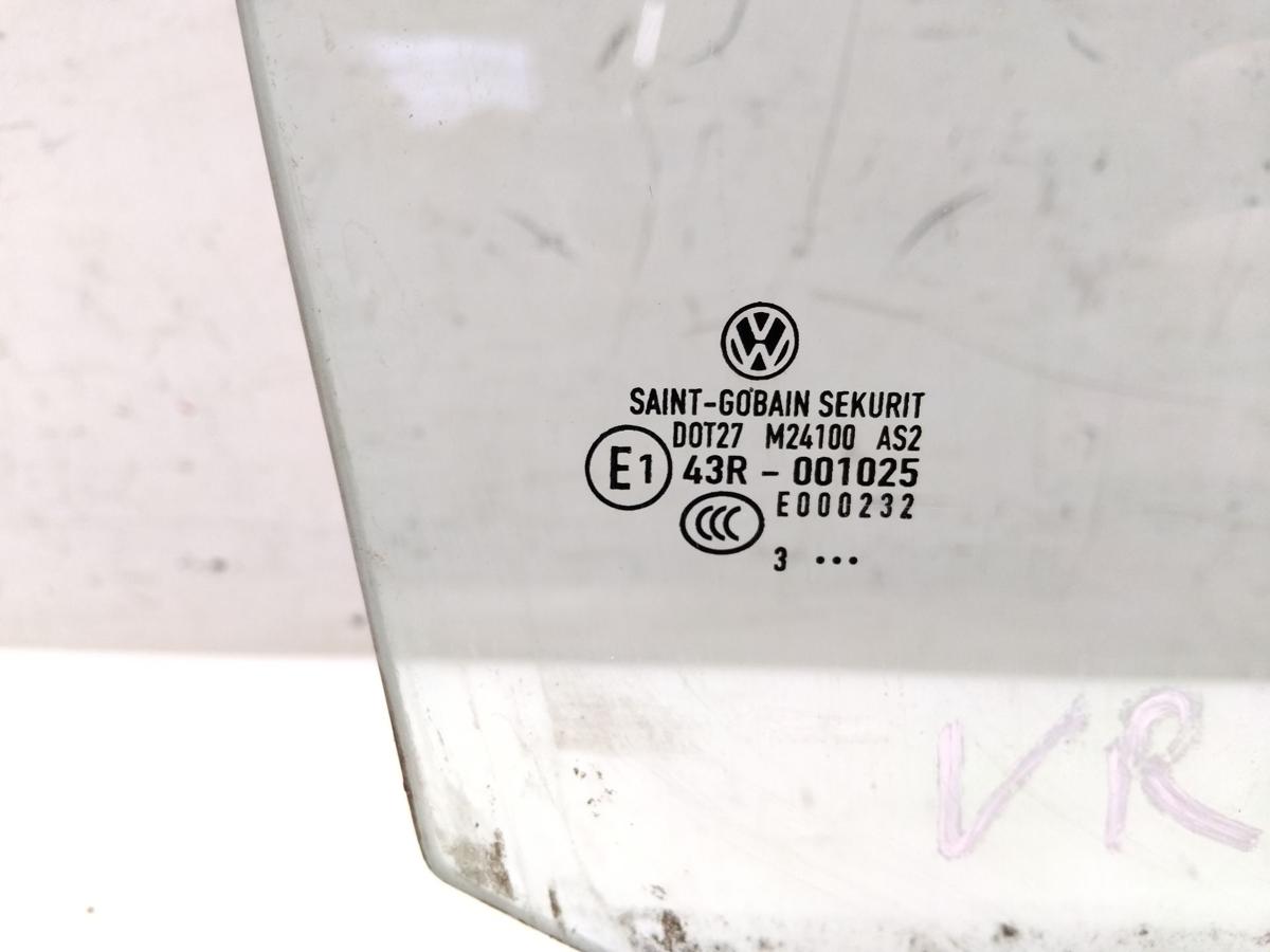 VW Caddy 2K original T&uuml;rscheibe vorn rechts gr&uuml;ncolor BJ2005