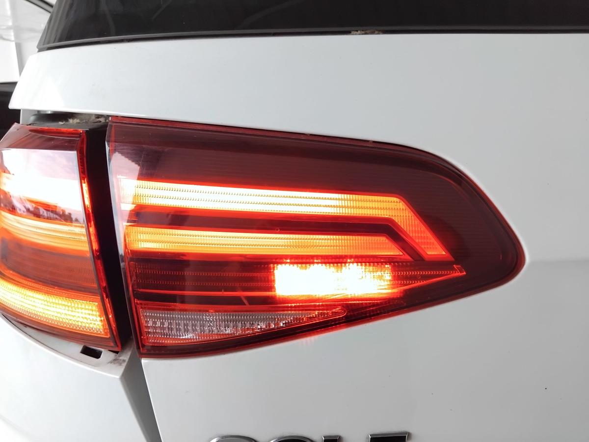 VW Golf 7 Facelift orig R&uuml;ckleuchte Heckleuchte links innen LED Flie&szlig;heck BJ2019
