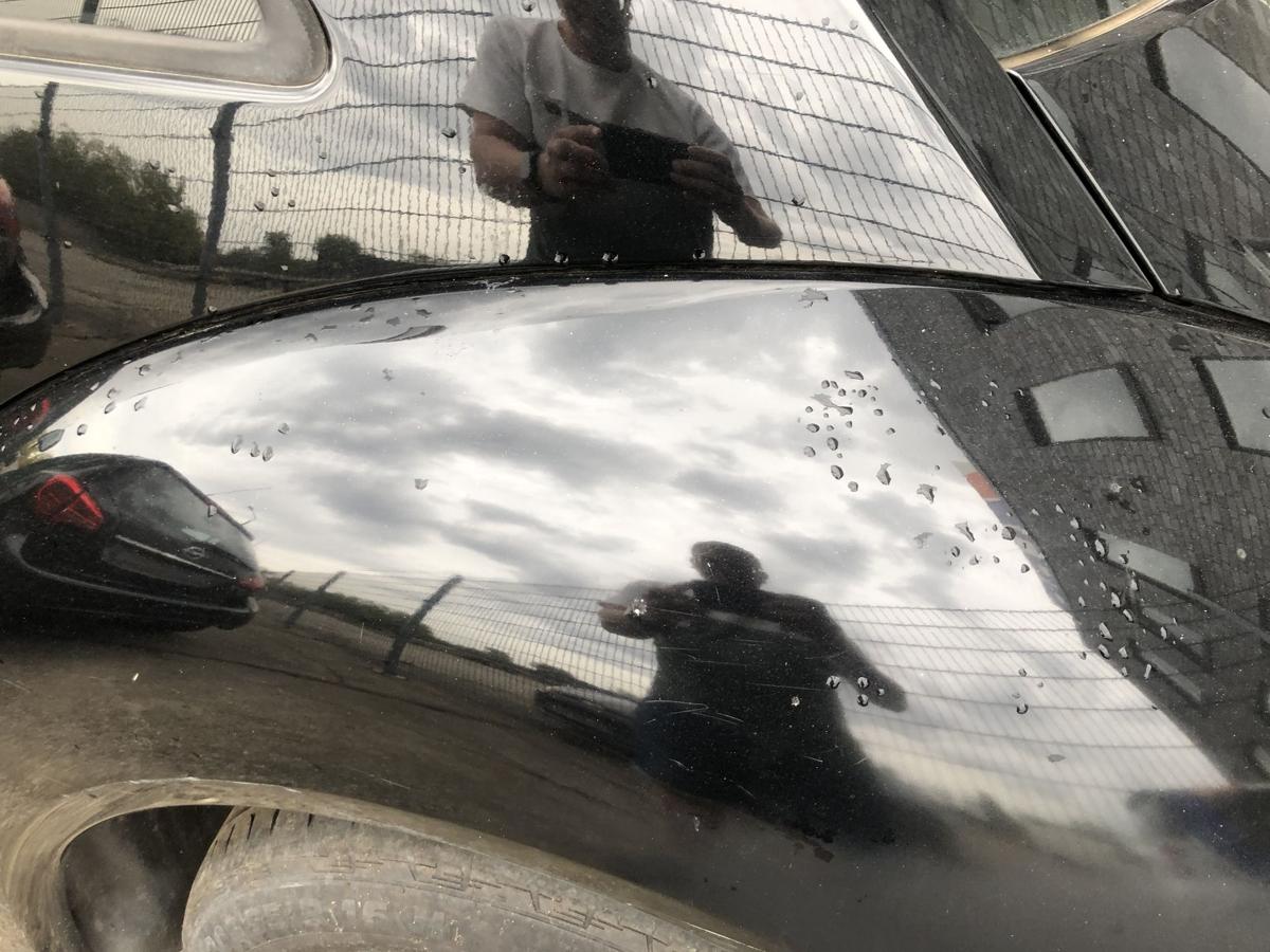 VW New Beetle 9C Kotflügel hinten links Radlauf L041 Brillantschwarz