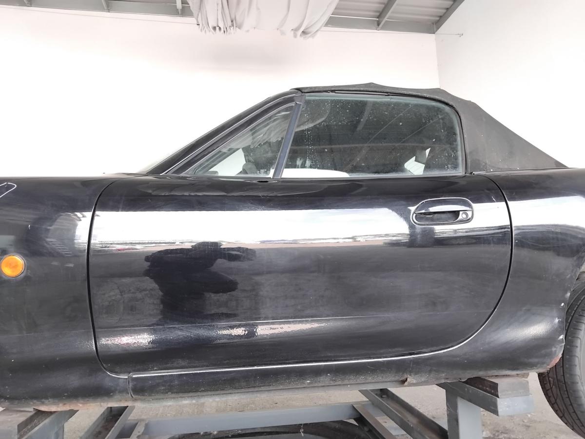 Mazda MX-5 II NB-FL T&uuml;r vorn links Fahrert&uuml;r schwarz BJ2004 Anrostung