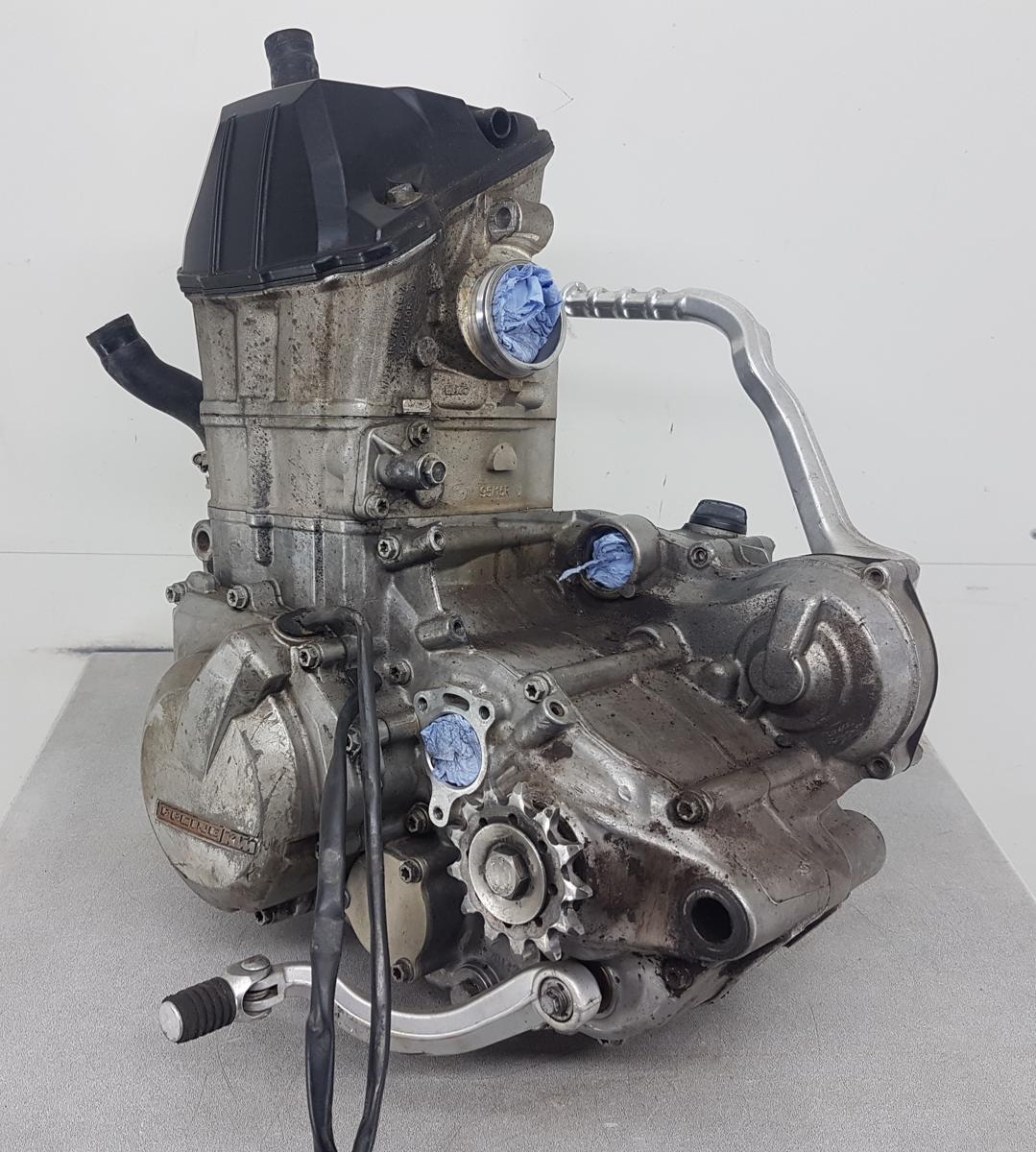 KTM 450 EXC Motor als Ersatzteilspender 78136020050R Bj2013 449ccm 9kW 12PS