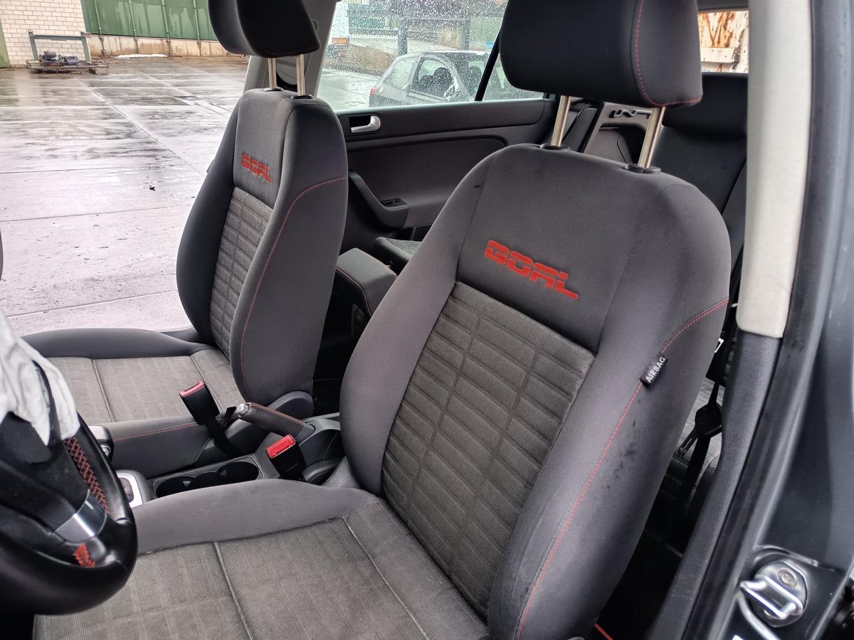 VW Golf Plus 5M original Fahrersitz vorn links beheizt Stoff Goal Bj 2006