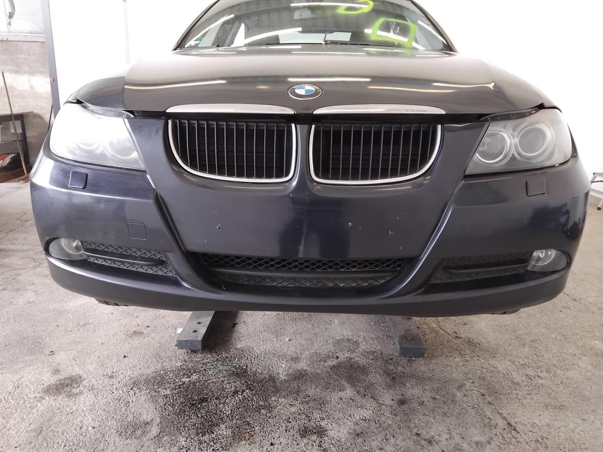 BMW 3er E90 E91 original Sto&szlig;stange Stossf&auml;nger vorn SRA BJ2007 A35 monacoblaumetallic