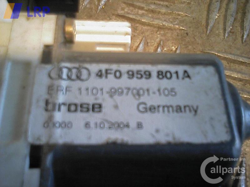 A6 (4F, 04/04-) MOTOR FENSTERHEBER HINTEN LINKS 4F0959801A