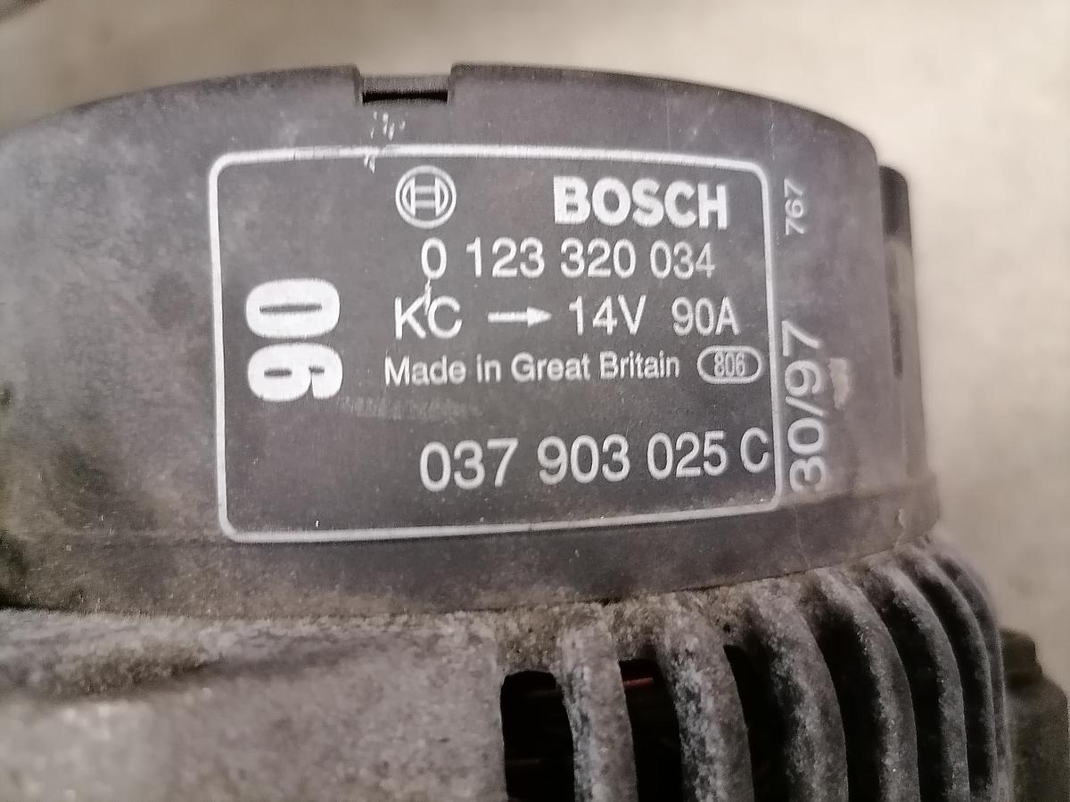 VW Golf 4 original Lichtmaschine Generator 90A 1,6 74kw