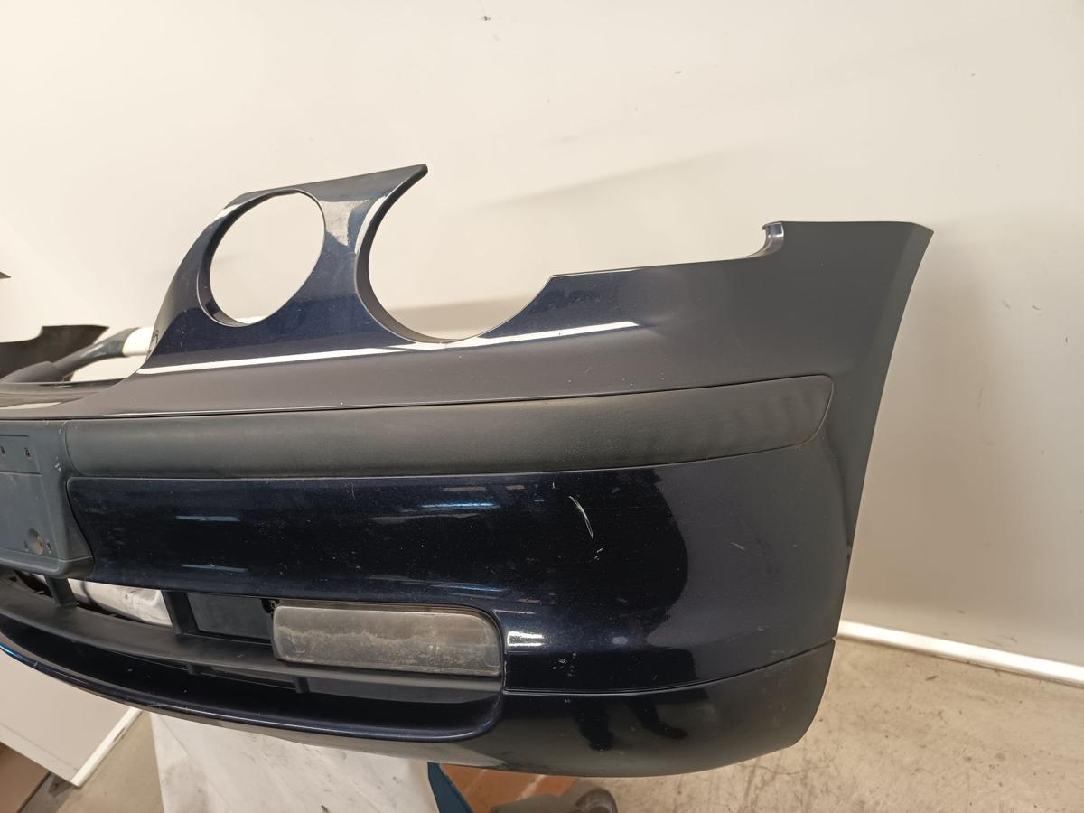 BMW E46 Compact original Stoßstange/Fänger vorn/Front 317 Orientblau Bj 2004