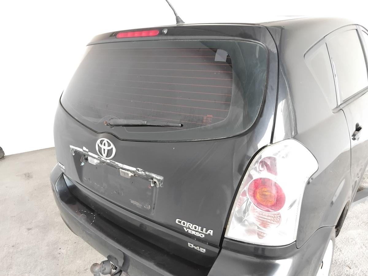 Toyota Corolla Verso II AUR10 Heckklappe mit Scheibe BJ2006 209 night sky black perleffekt