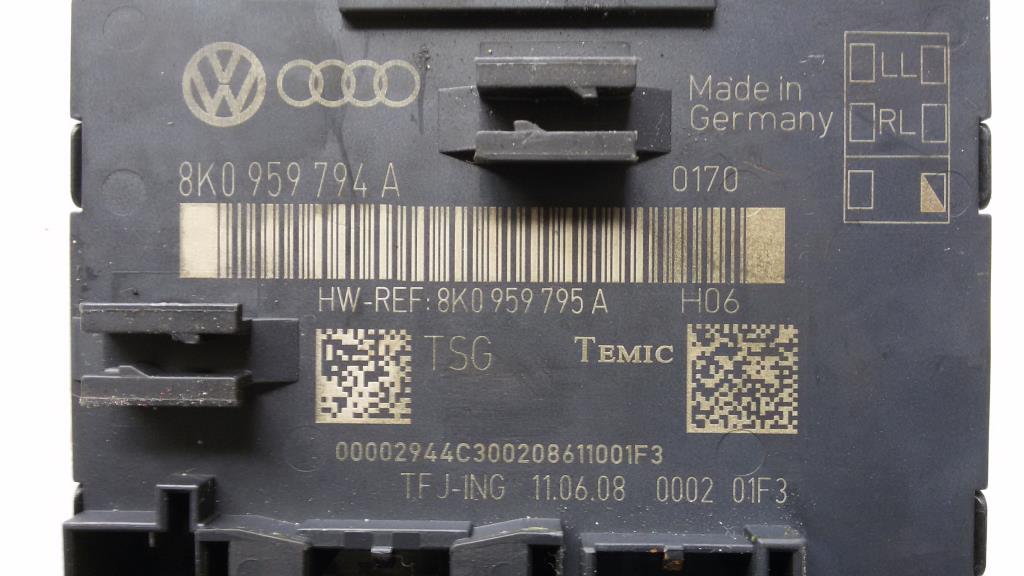 Audi A4 8K BJ2008 Türsteuergerät hinten rechts 8K0959794A