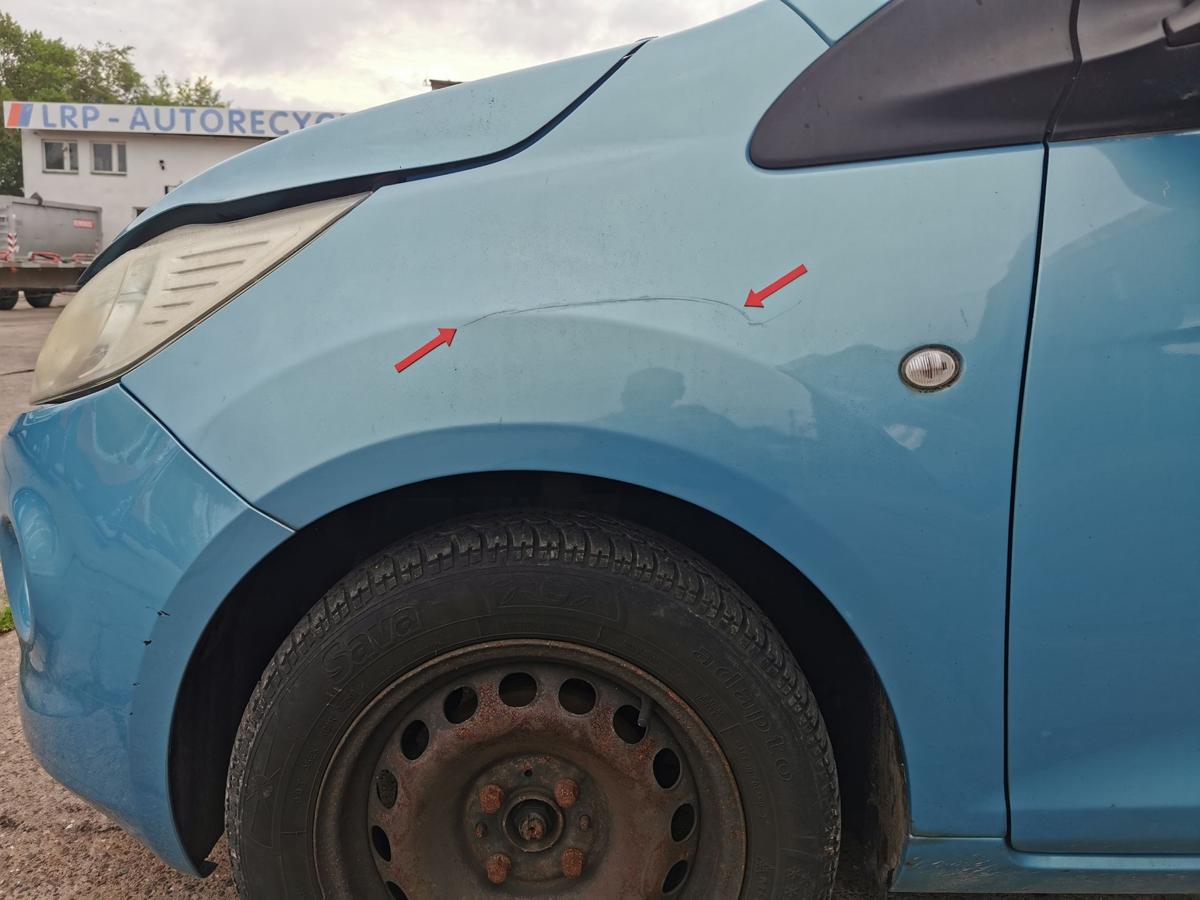 Ford KA RU8 Kotflügel Fender Seitenwand vorn links Scuba Blau KRATZER