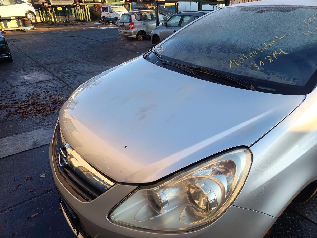 Opel Corsa D original Motorhaube Klappe/Deckel vorn/Front Z157 Starsilber Bj 07