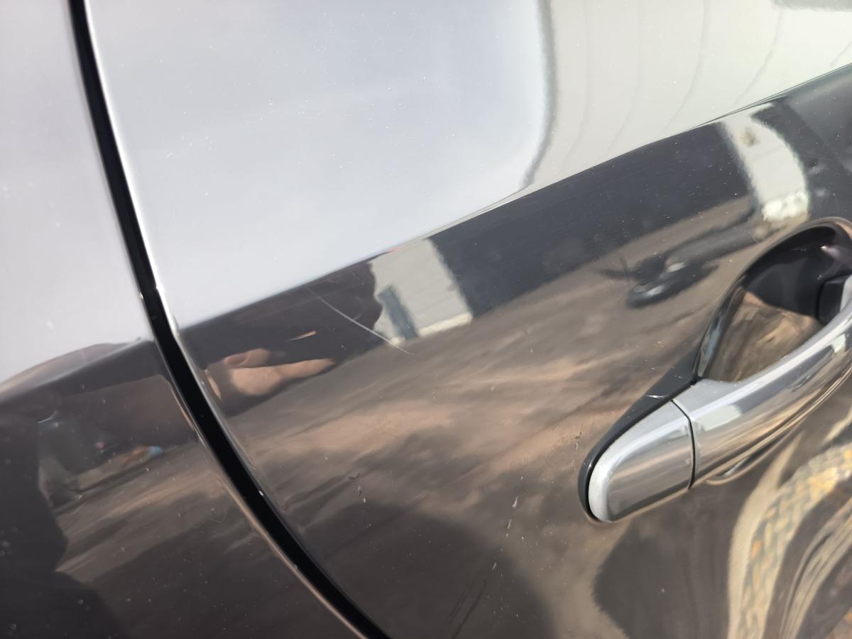 VW Polo V 6C original T&uuml;r hinten rechts Fond Rohbau I7F Uranograu Bj 2014