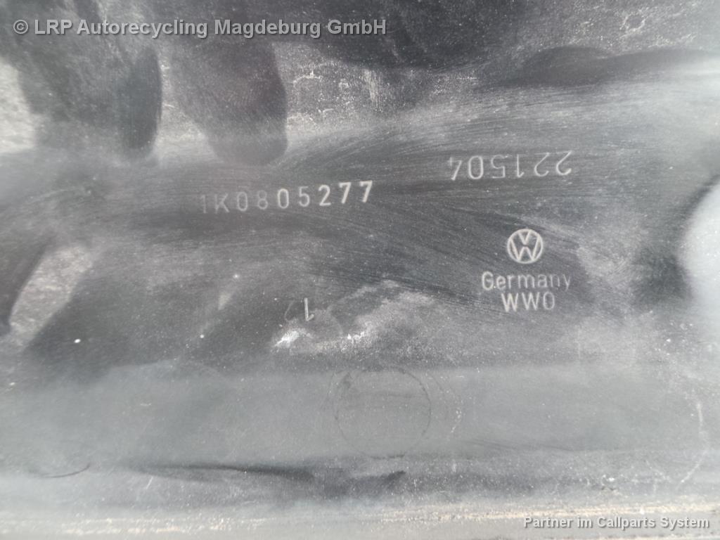 Abdeckung Verkleidung Blende Blech Wasserkasten VW Golf 5 V 1K