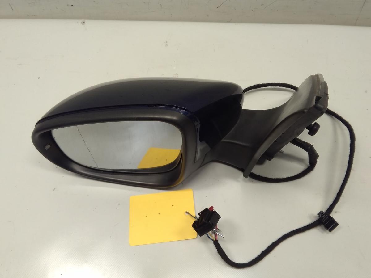 VW Golf 6 original Außenspiegel links elektrisch&beheizt BJ2010 6 PIN LD5Q Shadow Blue