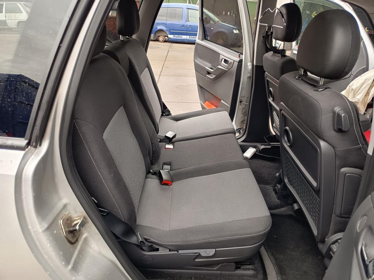 Opel Meriva A original R&uuml;cksitzbank komplett Stoff anthrazit mit Muster Bj 2010