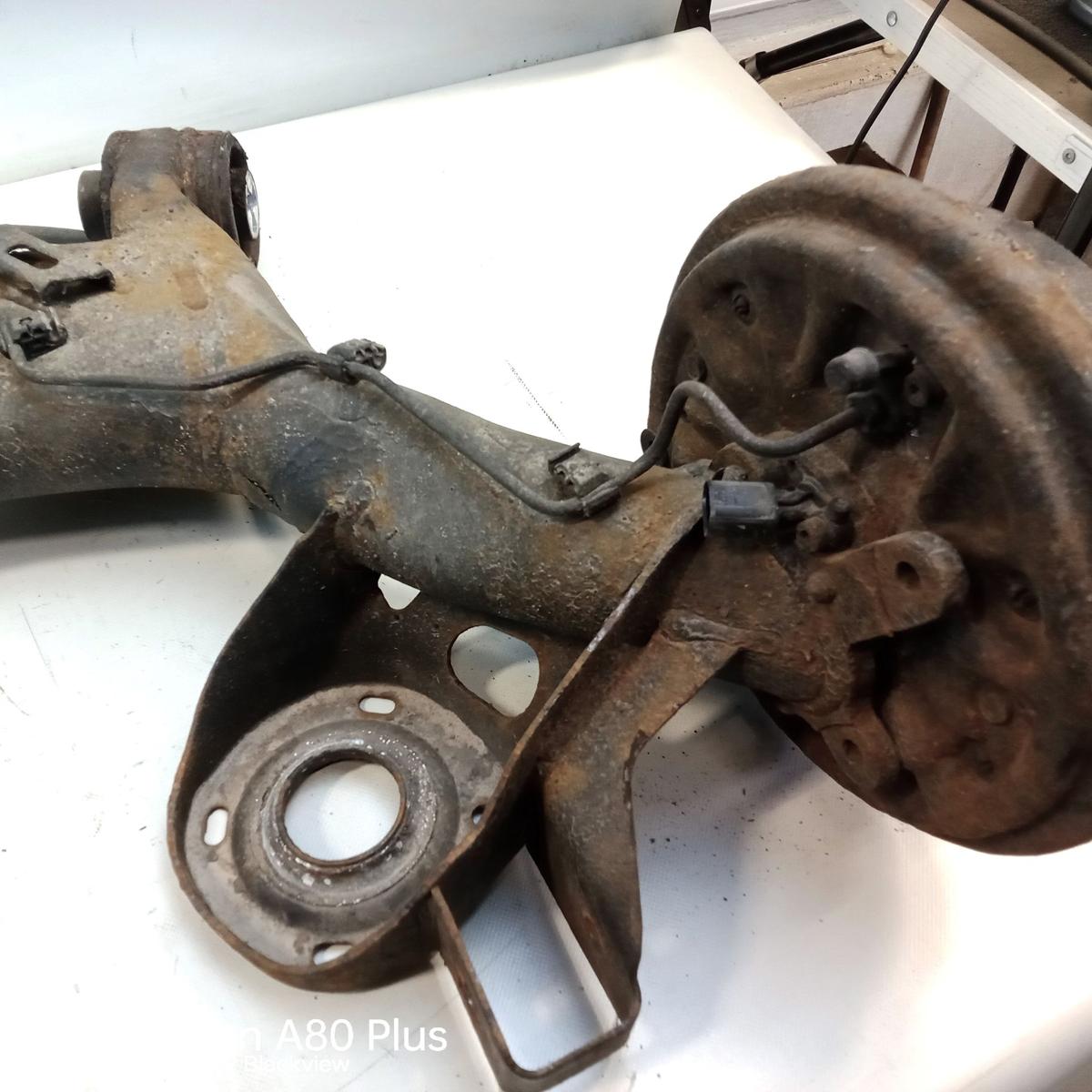 VW Polo 9N3 Hinterachse komplett trommelgebremst mit ABS BJ2006