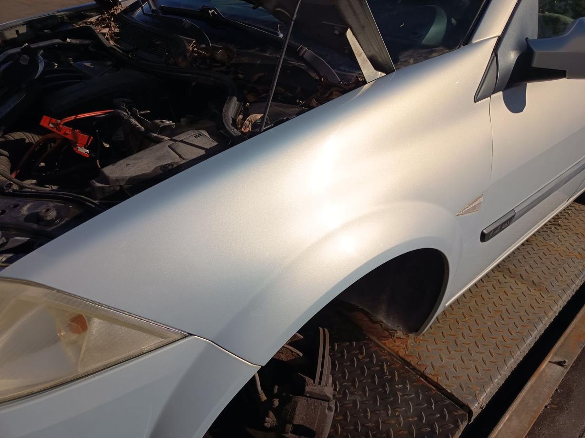 Renault Megane II original Kotfl&uuml;gel links Seitenteil NV632 Gris Boreal Bj 2004