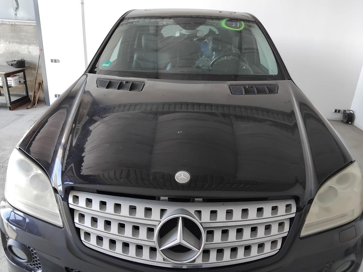Mercedes ML164 original Motorhaube Deckel vorn 197 obsidianschwarz BJ2006