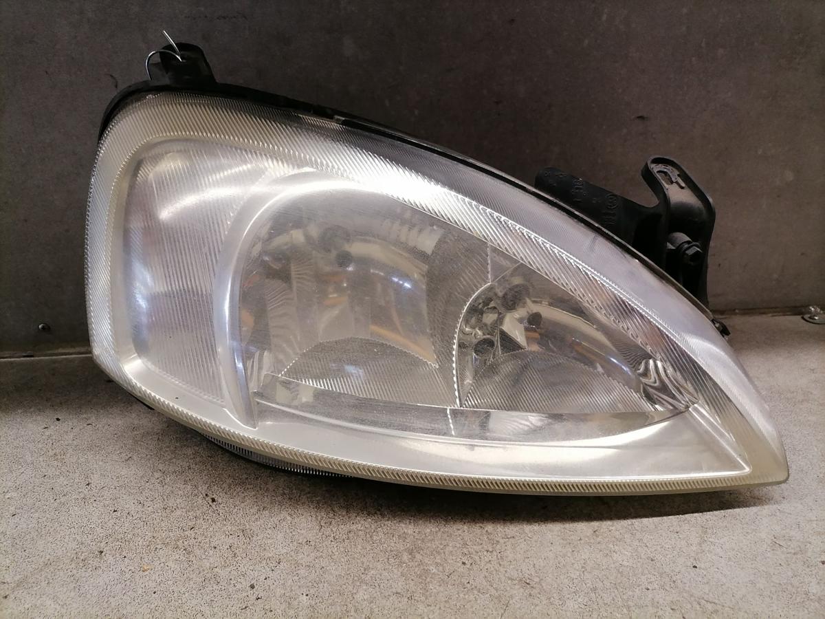 Opel Corsa C Scheinwerfer rechts Halogen Lampe Valeo 9196232 BJ00-03