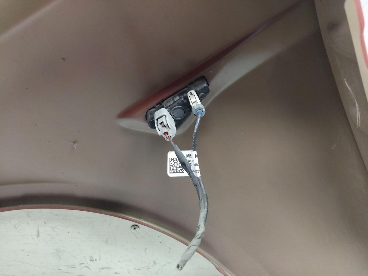 Tesla Model S Facelift original Alu Kotfl&uuml;gel rechts PPMR sunset red Bj.2019