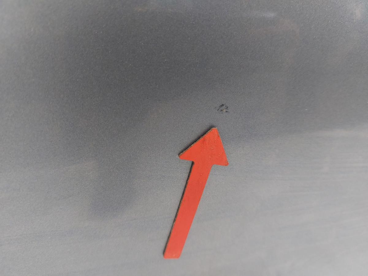 Skoda Fabia 5J T&uuml;r hinten links Fondt&uuml;r 5-t&uuml;rer 2006-2014 LF5X grau Delle