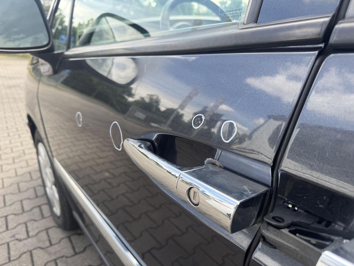 Peugeot 807 original T&uuml;r vorn links EYJ Aster Grau Metallic Rohbau Bj.2013