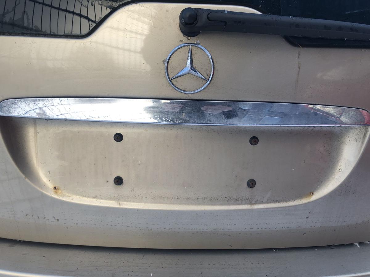 Mercedes W169 A Klasse Hwckklappe mit Scheibe Kofferraumklappe Rohbau D&uuml;nenbeige
