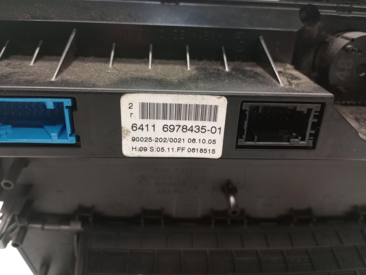 BMW 5-er E60 orig Heizungsbetätigung/Klima und Schaltleiste Einparkhilfe Bj 2005