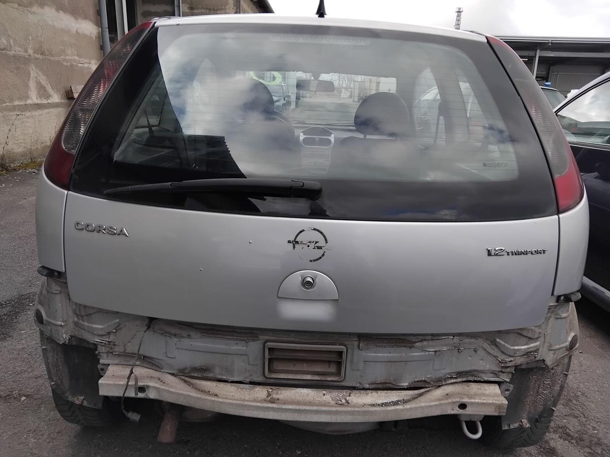 Opel Corsa C Heckklappe mit Heckscheibe starsilbermetallic III Z157 BJ2006