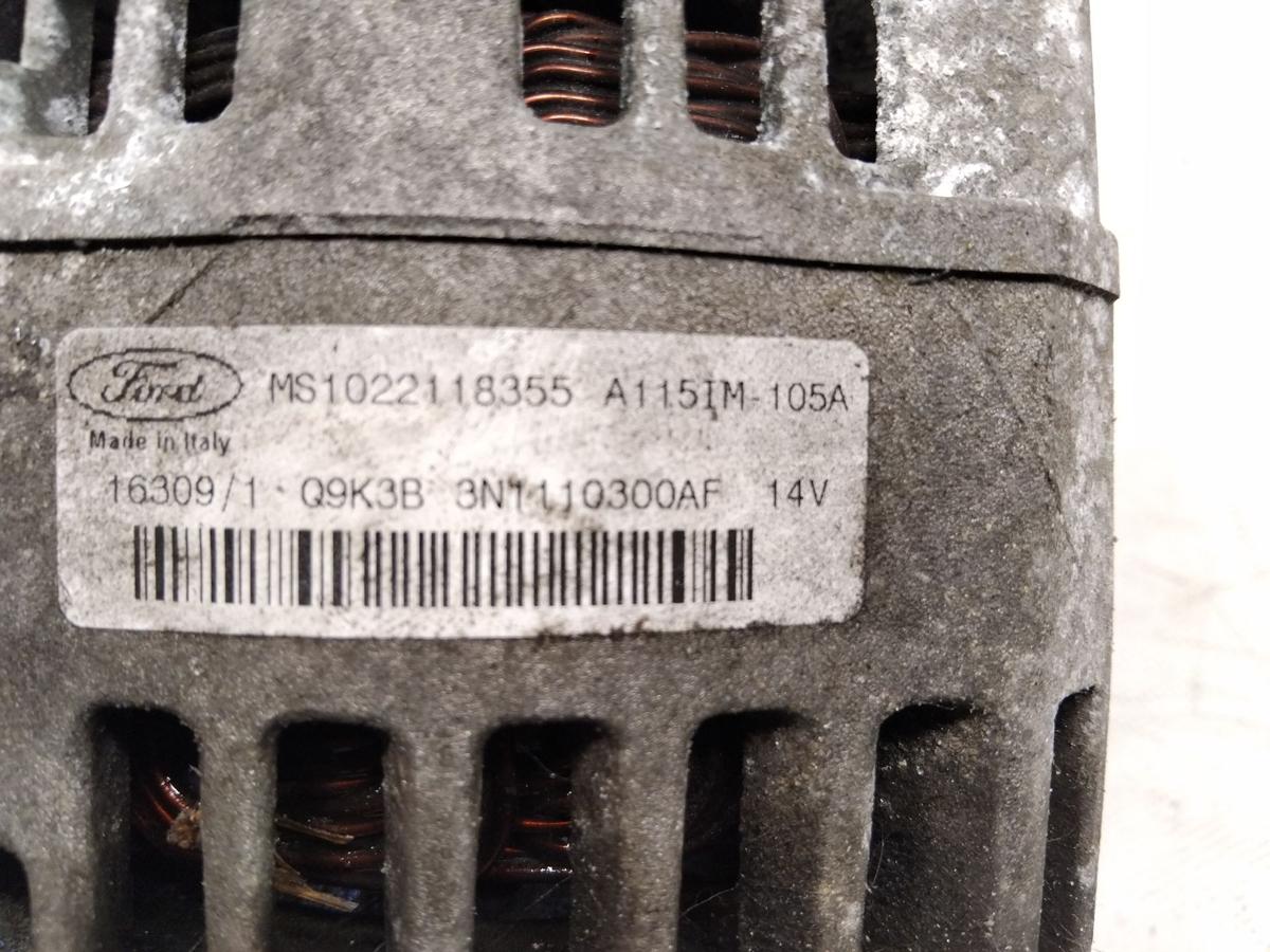 Ford Focus 2 DA3 Facelift original Lichtmaschine Generator 105A 1.6 74kw BJ2009
