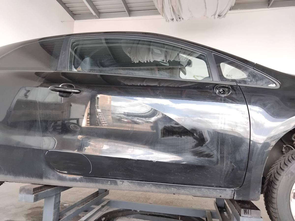 Kia Rio III UB T&uuml;r vorn rechts Beifahrert&uuml;r 3-t&uuml;rig besch&auml;digt BJ2012 AURORA BLACK PEARL