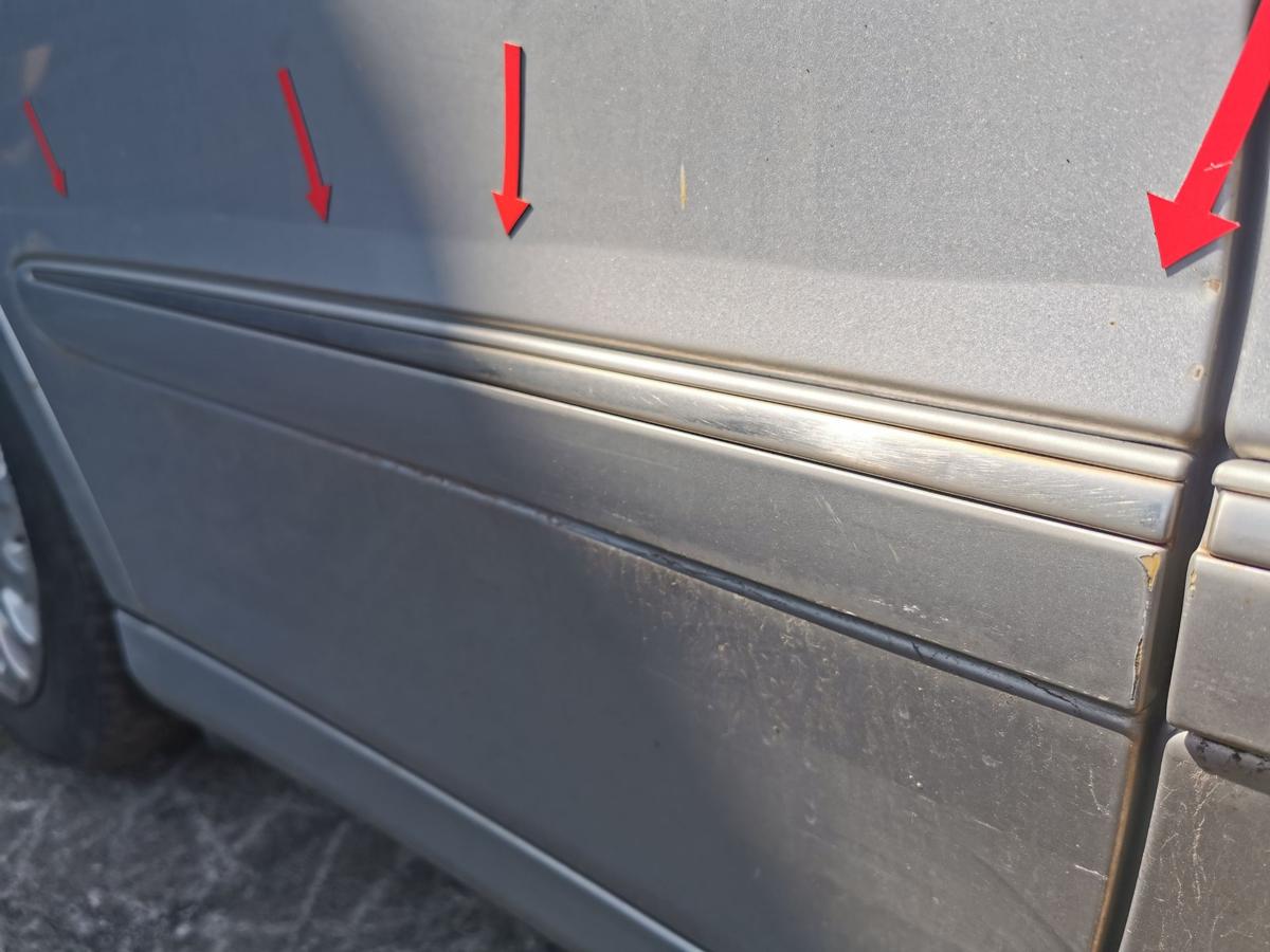 Mercedes E Klasse S211 Tür hinten rechts Kombi 744 Brillantsilber TEXT BILDER